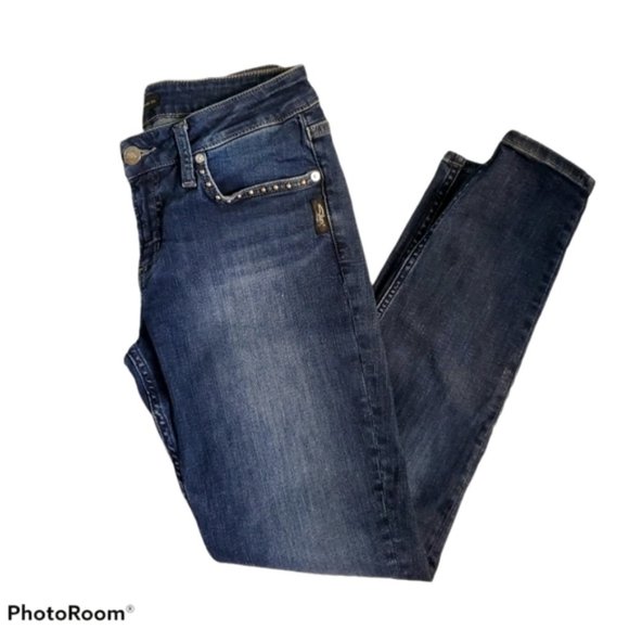 SILVER jeans Suki dark wash midrise skinny jeans - Picture 1 of 6